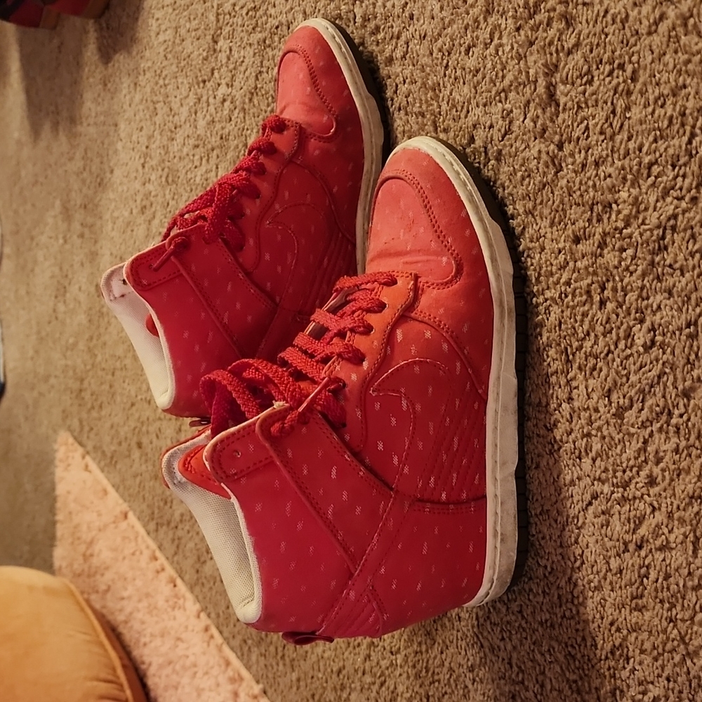 Nike Dunk Sky High size 7 wedge sneakers